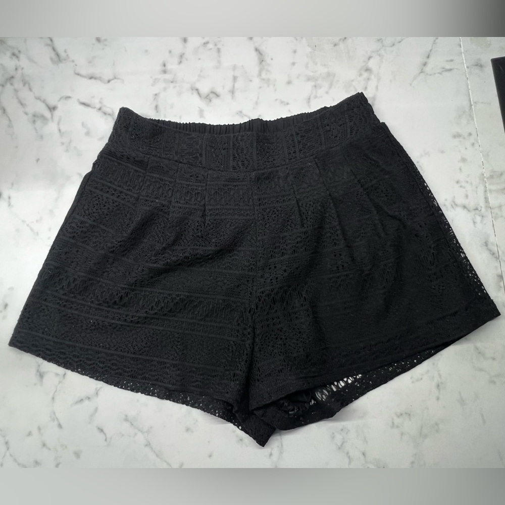 Black Lace Shorts with Inside Lining | Brand: freebird | Size: Small